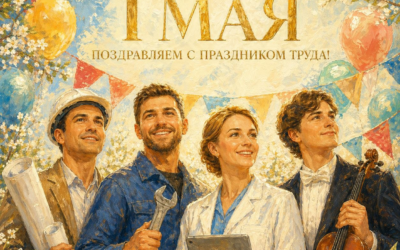 1 МАЯ! ПОЗДРАВЛЯЕМ С ПРАЗДНИКОМ ТРУДА!